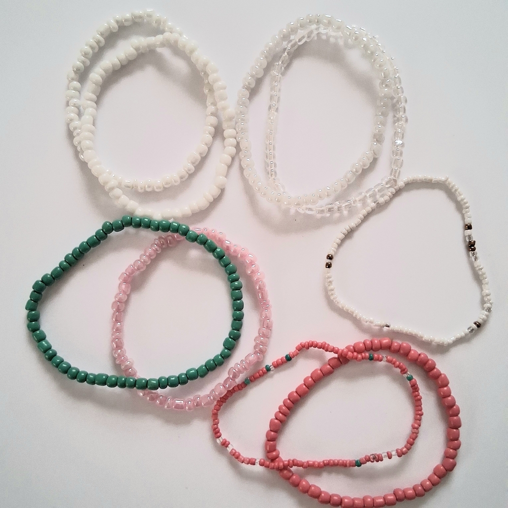 Colorful Beaded Bracelets Set - Picture 3 of 4